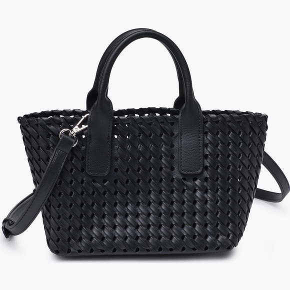 Urban Expressions Handbags - NWT URBAN
EXPRESSIONS
HANDBAGS
Woven Tote Bag Elegant Black Woven,(crossbody)
